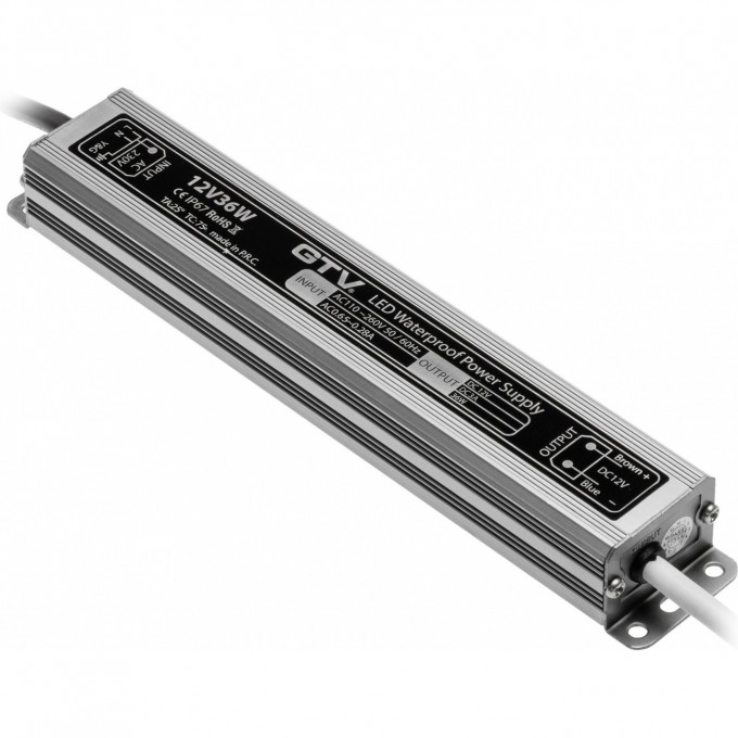 Блок питания для светодиодов GTV LED водонепроницаемый 36W LD-WZA36W-NW Блок питания для светодиодов GTV LED водонепроницаемый 36W LD-WZA36W-NW