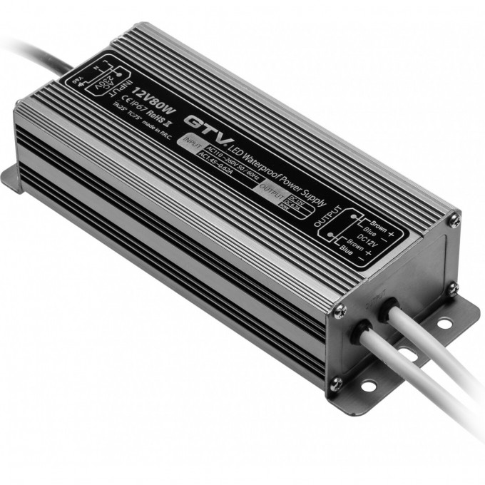 Блок питания для светодиодов GTV LED водонепроницаемый 80W LD-WZA80W-NW Блок питания для светодиодов GTV LED водонепроницаемый 80W LD-WZA80W-NW