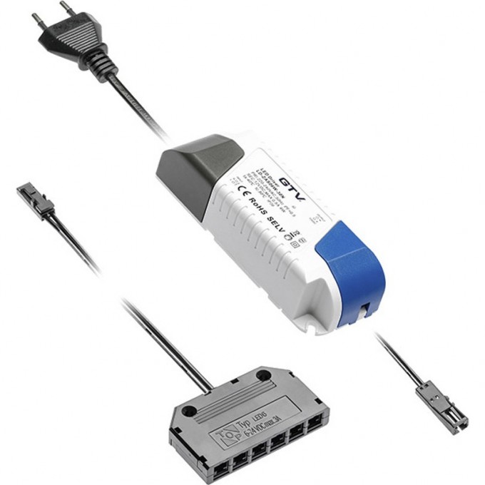 Блок питания GTV 12W для светодиодов LD-ZZAS12PROKD6 Блок питания GTV 12W для светодиодов LD-ZZAS12PROKD6