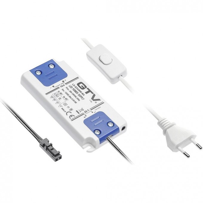 Блок питания GTV 50W для светодиодов LD-SZA50W-MA Блок питания GTV 50W для светодиодов LD-SZA50W-MA