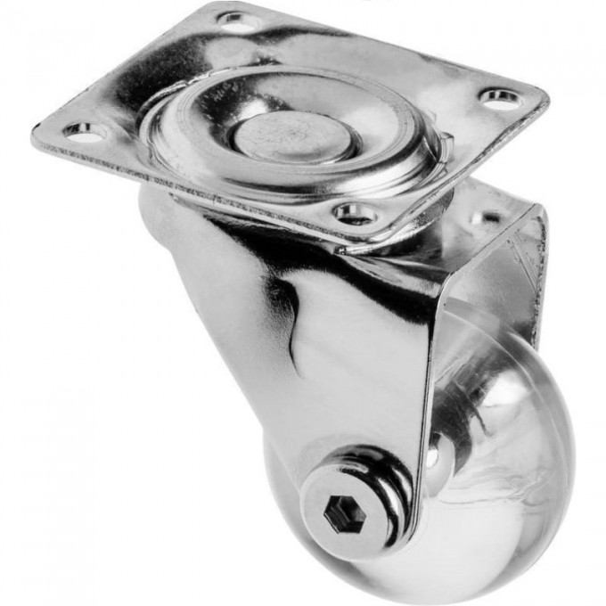 Колесо поворотное GTV KM-A050MM-00, D-50мм, прозрачное на площадке, нагрузка 35кг (комплект 4 шт) KM-A050MM-00-K Колесо поворотное GTV KM-A050MM-00, D-50мм, прозрачное на площадке, нагрузка 35кг (комплект 4 шт) KM-A050MM-00-K