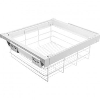 Корзина для белья, белая, с доводчиком, полного выдвижения GTV WG-KOSZ90-10 Корзина для белья, белая, с доводчиком, полного выдвижения GTV WG-KOSZ90-10