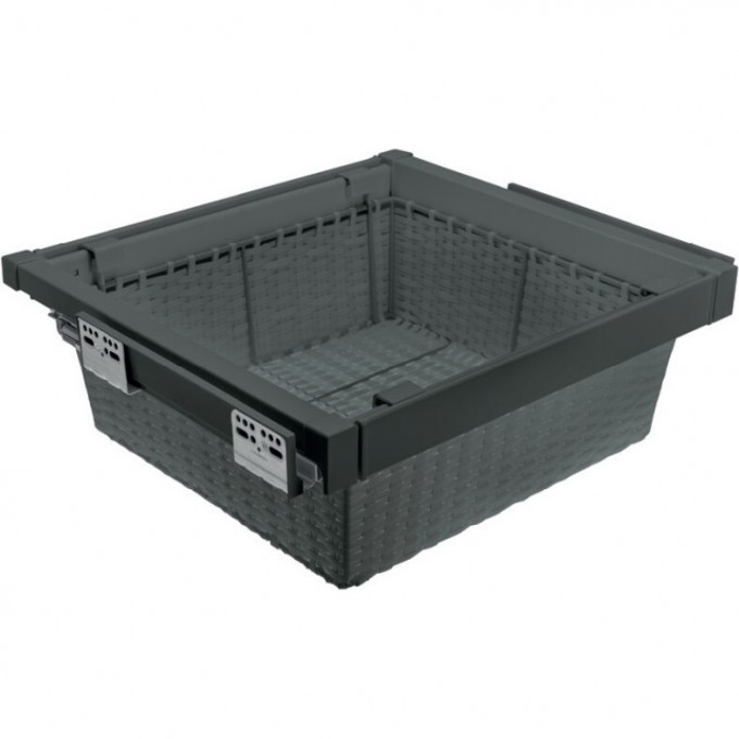 Корзина для белья ELITE из ротанга 700 с доводчиком, цвет графитовый GTV WG-KOSZR70-60 Корзина для белья ELITE из ротанга 700 с доводчиком, цвет графитовый GTV WG-KOSZR70-60
