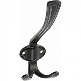 Крючок мебельный CORUNA, большой, черный матовый GTV WZ-CORUNA-D-20M Крючок мебельный CORUNA, большой, черный матовый GTV WZ-CORUNA-D-20M