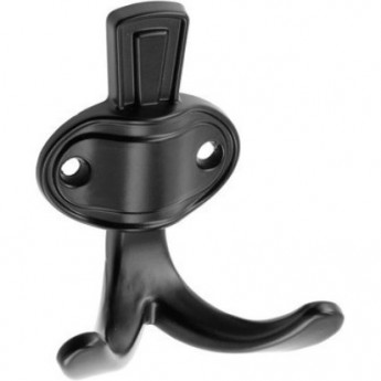 Крючок мебельный CORUNA, маленький, черный матовый GTV WZ-CORUNA-M-20M Крючок мебельный CORUNA, маленький, черный матовый GTV WZ-CORUNA-M-20M