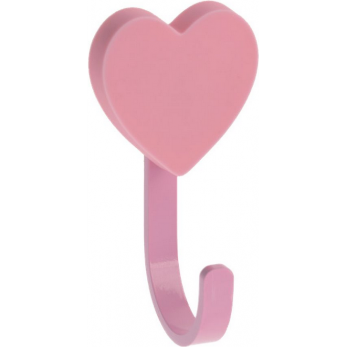 Крючок мебельный GTV WM-HEART-RZ WM-HEART сердце, розовый (комплект 2 шт) WM-HEART-RZ-K Крючок мебельный GTV WM-HEART-RZ WM-HEART сердце, розовый (комплект 2 шт) WM-HEART-RZ-K
