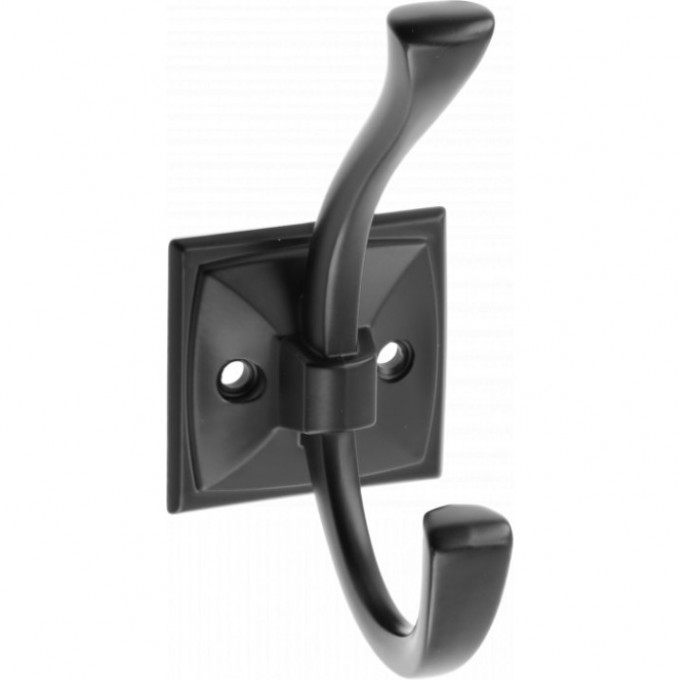 Крючок мебельный GTV WZ-MADRYT-20M MADRYT, черный матовый (комплект 2 шт) WZ-MADRYT-20M-K Крючок мебельный GTV WZ-MADRYT-20M MADRYT, черный матовый (комплект 2 шт) WZ-MADRYT-20M-K