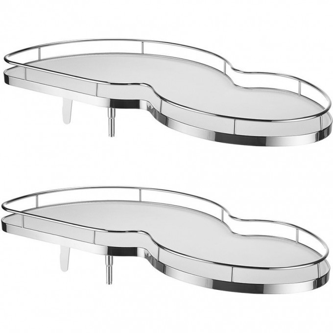 Механизм выкатной для кухни с доводчиком, 1200мм, хром, правый GTV OC-SHELF-1200P-010 Механизм выкатной для кухни с доводчиком, 1200мм, хром, правый GTV OC-SHELF-1200P-010