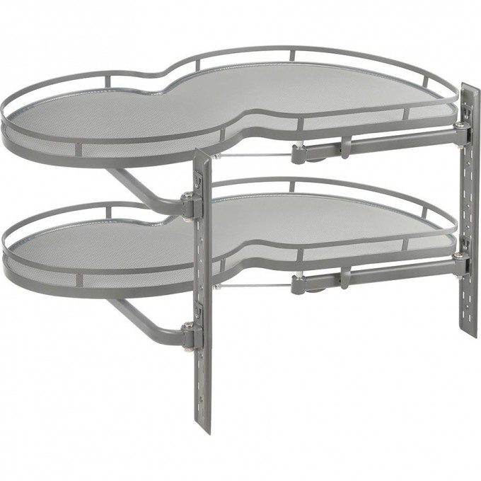 Механизм выкатной для кухни с доводчиком, 900 мм, антрацит, правый GTV OC-SHELF-900PP-060 Механизм выкатной для кухни с доводчиком, 900 мм, антрацит, правый GTV OC-SHELF-900PP-060