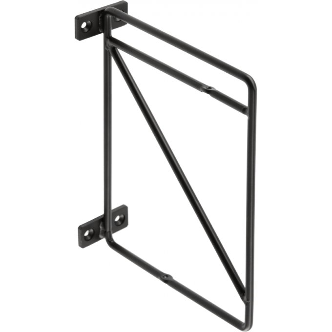 Полкодержатель GTV PP-ROD-20M, 210x160 мм, черный матовый (комплект 2шт) PP-ROD-20M-K Полкодержатель GTV PP-ROD-20M, 210x160 мм, черный матовый (комплект 2шт) PP-ROD-20M-K
