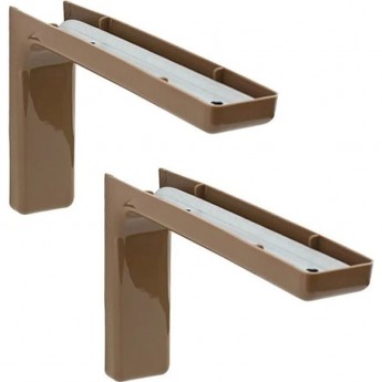 Полкодержатель L- 120 GTV WB-WS-12-030 коричневый Полкодержатель L- 120 GTV WB-WS-12-030 коричневый